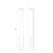 Z-Lite Stylet Outdoor Wall, 2-Light, 4.75 In.W x 36 In.L x 3.75 In.H, Sand Black/White 5007-36BK-LED - alternate 7